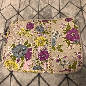 Vera Bradley Gray Orchid Violet laptop case